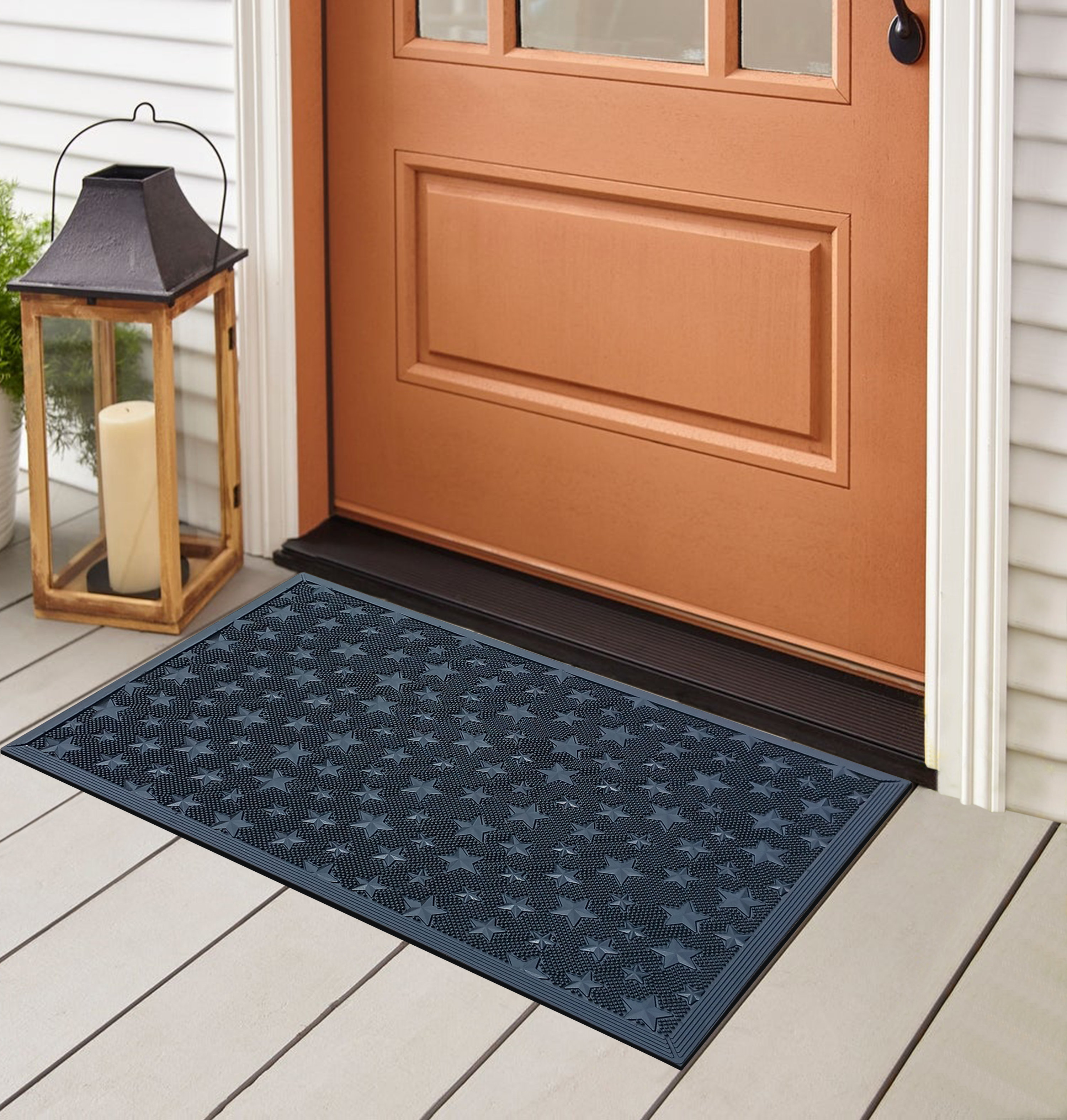 Latitude Run® Daveona Rubber Pin Door Mats 24"x36" for Outdoor